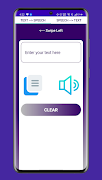 برنامه‌نما TextToSpeech عکس از صفحه