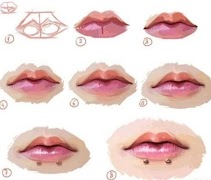 Drawing Lips Tutorial Step by  screenshot 5