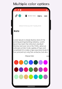 Encrypted Colored Notes - Keep Your Notes Safe Screenshot 2