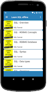 Poster Learn SQL Offline