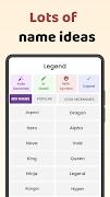 Name style: Nickname Generator captura de pantalla 5
