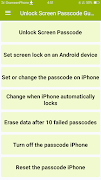 Poster Unlock Screen Passcode Guide