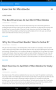 Exercise for Man Boobs screenshot 1