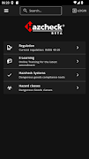 برنامه‌نما Hazcheck عکس از صفحه