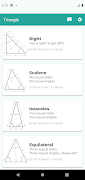 Triangle angle calculator Poster