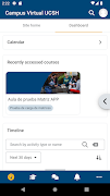 برنامه‌نما Campus virtual UCSH عکس از صفحه