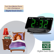 برنامه‌نما Digital Desk Clock عکس از صفحه