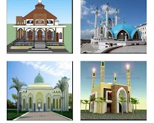 現代のモスクデザイン ポスター