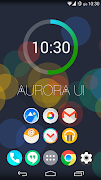 Aurora UI Zooper widget poster