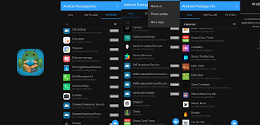 Android Package Info capture d'écran 5