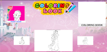 برنامه‌نما Princess Coloring book عکس از صفحه