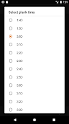 Plank Stopwatch Timer captura de pantalla 3