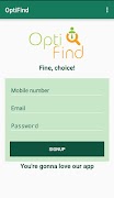 OptiFind Optician directory screenshot 1
