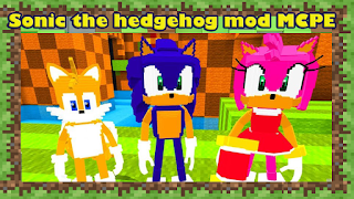 Mod of sonic for Minecraft syot layar 2