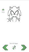 How to draw sonik characters تصوير الشاشة 4
