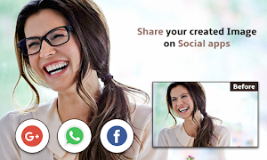 برنامه‌نما Frames Eyeglasses & Sunglasses: Face Snap Editor عکس از صفحه