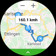 Speedometer for smartwatches poster