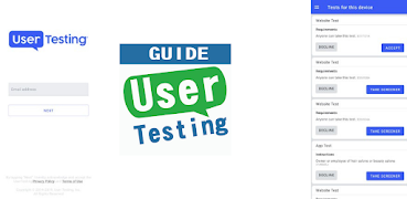 Usertesting App Guide โปสเตอร์