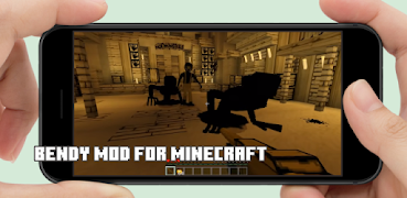 Mod Addon Bendy for MCPE 海报