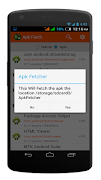 برنامه‌نما Apk Fetcher عکس از صفحه