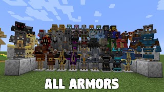 Armor Mod for Minecraft PE captura de pantalla 2