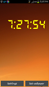 Digital Clock LIVE WALLPAPER 截圖 2