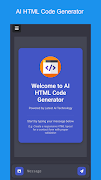 AI HTML Code Generator постер