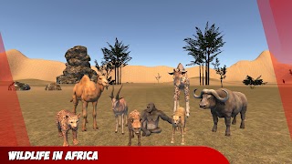 برنامه‌نما African Animals Simulator عکس از صفحه