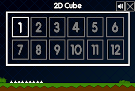 2D Cube poster