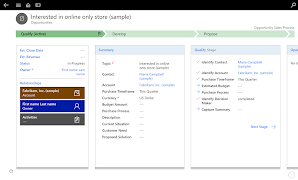 برنامه‌نما Dynamics 365 for Tablets عکس از صفحه
