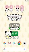 Panda Clock: Digital Widget screenshot 6