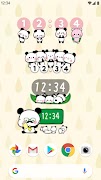 Panda Clock: Digital Widget screenshot 6