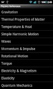 Physics Reference syot layar 2