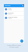 Chat Note - A Note taking App Cartaz