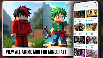 Anime Mods for Minecraft PE poster