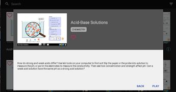 برنامه‌نما PhET Simulations عکس از صفحه