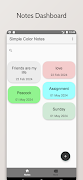 برنامه‌نما Notes - Minimalist Colors عکس از صفحه