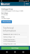 Voltage Drop Calculator スクリーンショット 1