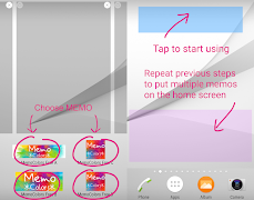 Sticky Memo Notepad *Colors* ภาพหน้าจอ 3
