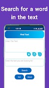 برنامه‌نما Find a word in text quickly عکس از صفحه