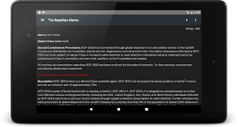 Reader for SCP Wiki imagem de tela 6