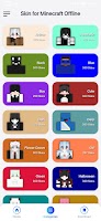 Offline Skin for Minecraft ảnh chụp màn hình 2