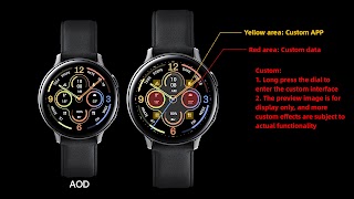 Flat Components For Wear OS poster