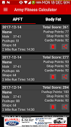 Army Fitness Calculator (ACFT/ syot layar 2