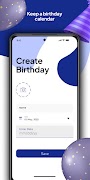 برنامه‌نما Birthday Calendar عکس از صفحه