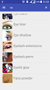 Makeup and Cosmetics screenshot 1