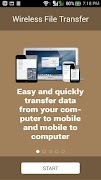 برنامه‌نما Wireless File Transfer عکس از صفحه