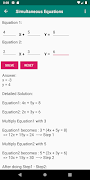 Maths Equation Solver تصوير الشاشة 1