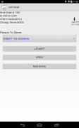 Process Server Mobile capture d'écran 1