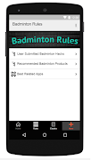 Badminton Rules captura de pantalla 7